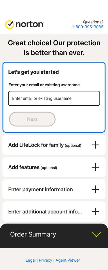 Final NortonLifeLock checkout screen (7 of 12)