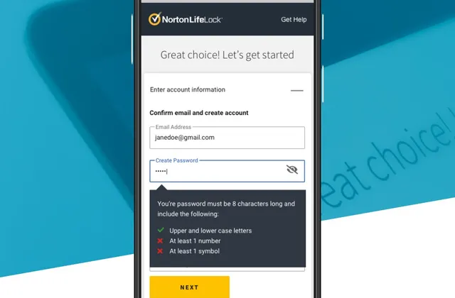 NortonLifeLock eCommerce checkout experience